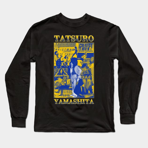 tatsuro yamashita Long Sleeve T-Shirt by Genetics art